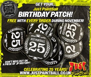 JP Birthday Patch for FREE with every order in November!