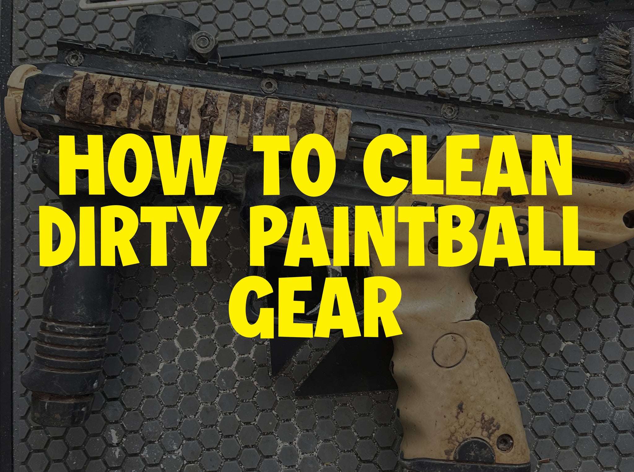 How To Clean Your Wet Paintball Gear
