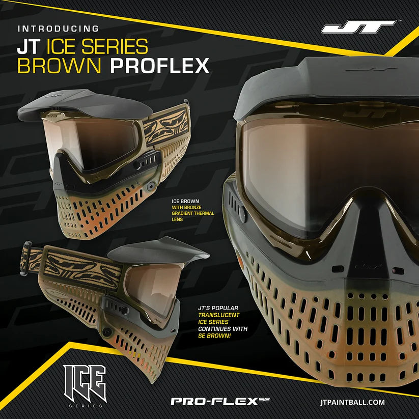 JT Proflex Goggle - ICE Brown – Just Paintball JT Proflex Goggle - ICE Brown – Just Paintball