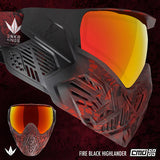 Bunkerkings CMD Goggles - Fire Black Highlander