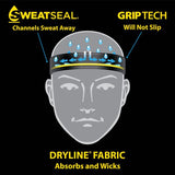 DYE x Halo Head Wrap - Hex 3D Purple