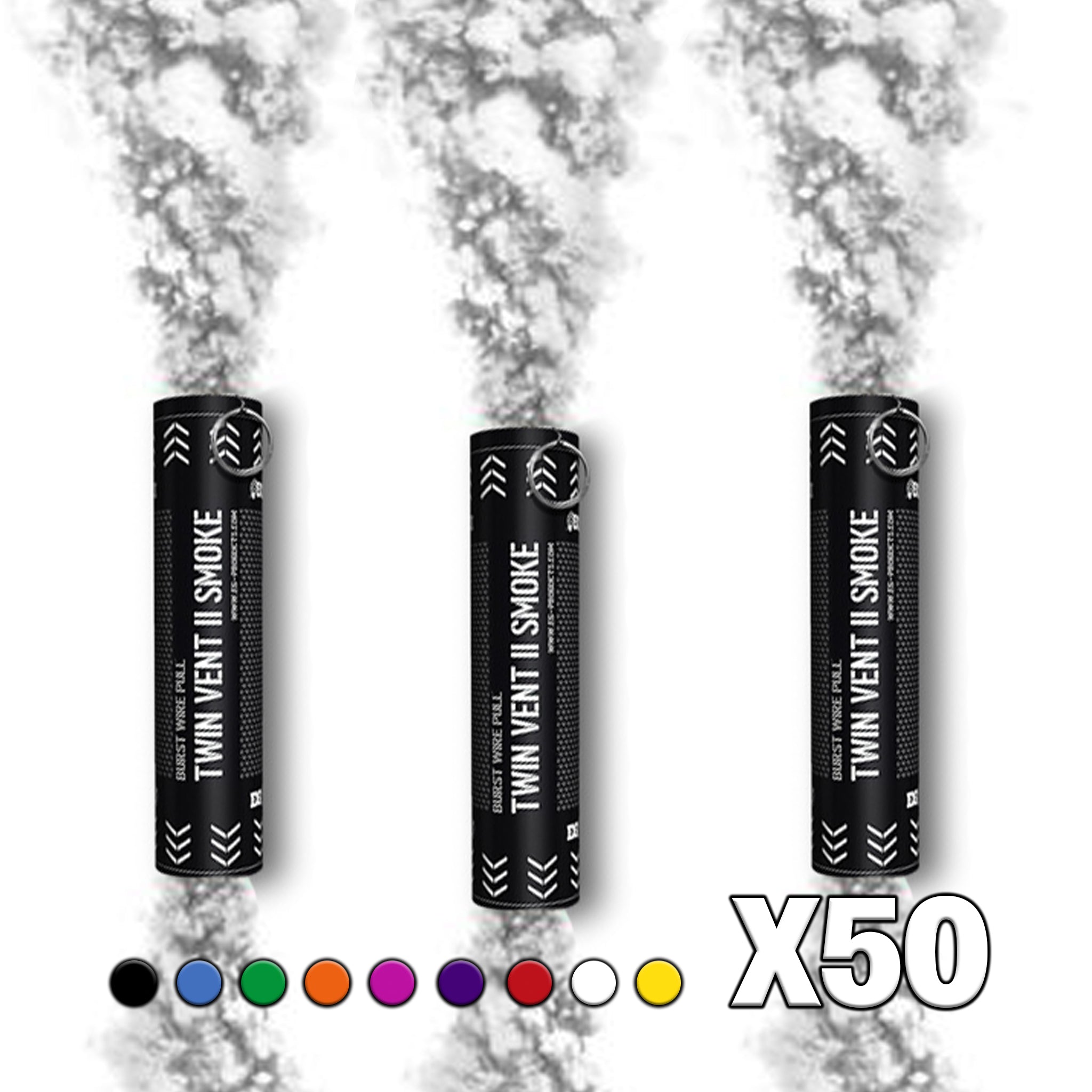 Twin Vent - Single Colour - 50 Pack – Just Paintball