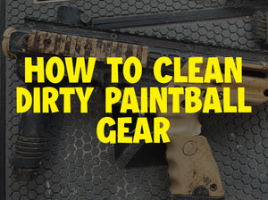 How To Clean Your Wet Paintball Gear