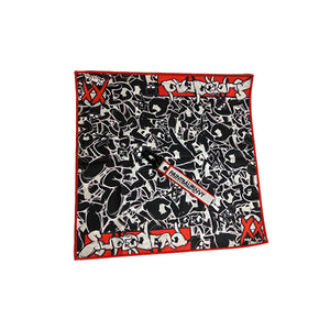 SuperDead Lens Cloth + key chain - Red Hand Signals