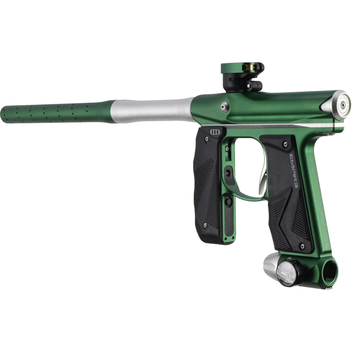 Empire Mini GS - Dust Green / Dust Silver (2 Piece Barrel) – Just Paintball