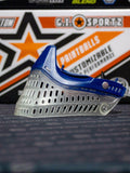 JT Proflex Faceplate Assembly - Blue / Ice Clear (Aftershock)