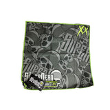 SuperDead Lens Cloth + key chain - Grey Skulls