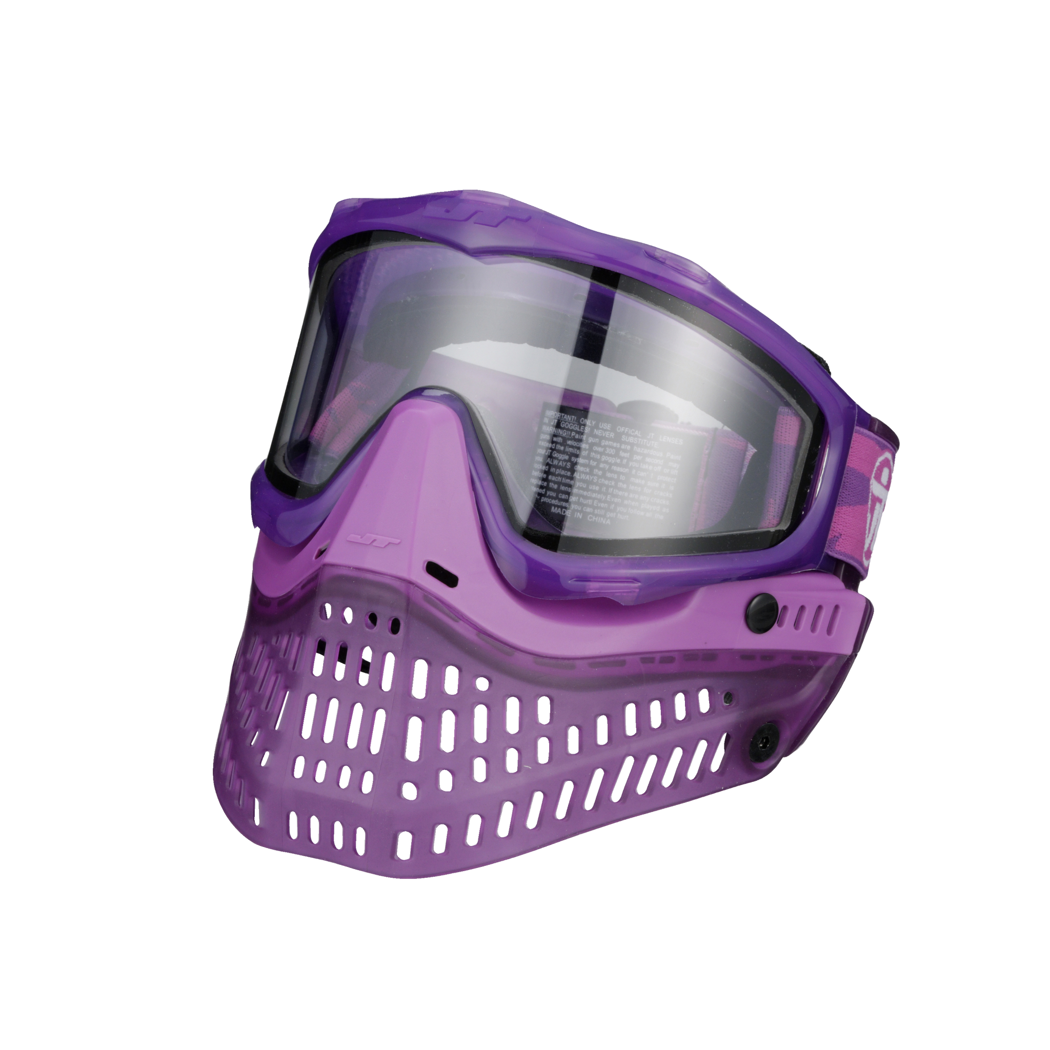 JT Spectra Proflex LE Goggle - Birthstone Ice / Amethyst W'Magnet Chin Strap