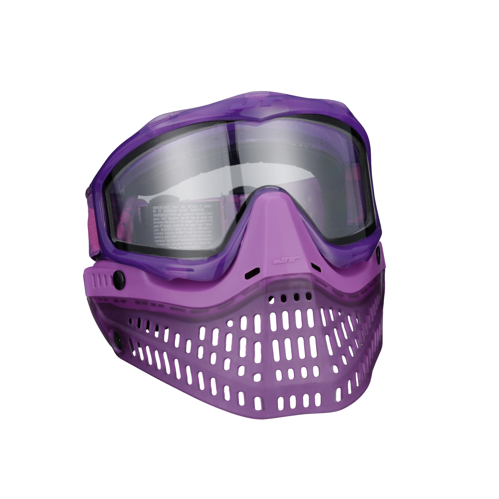 JT Spectra Proflex LE Goggle - Birthstone Ice / Amethyst W'Magnet Chin Strap