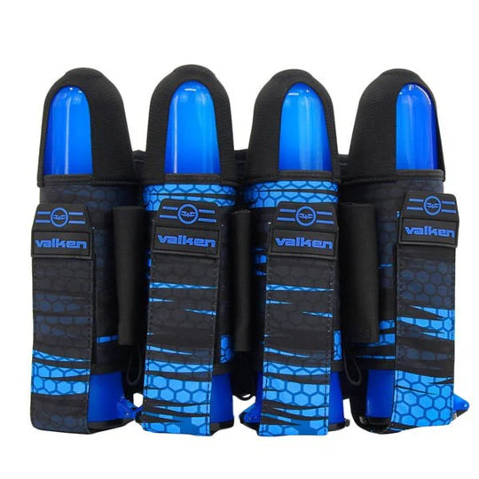 Valken Fate GFX 4+3 Paintball Harness - Cyan Grassland
