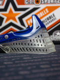JT Proflex Faceplate Assembly - Blue / Ice Clear (Aftershock)