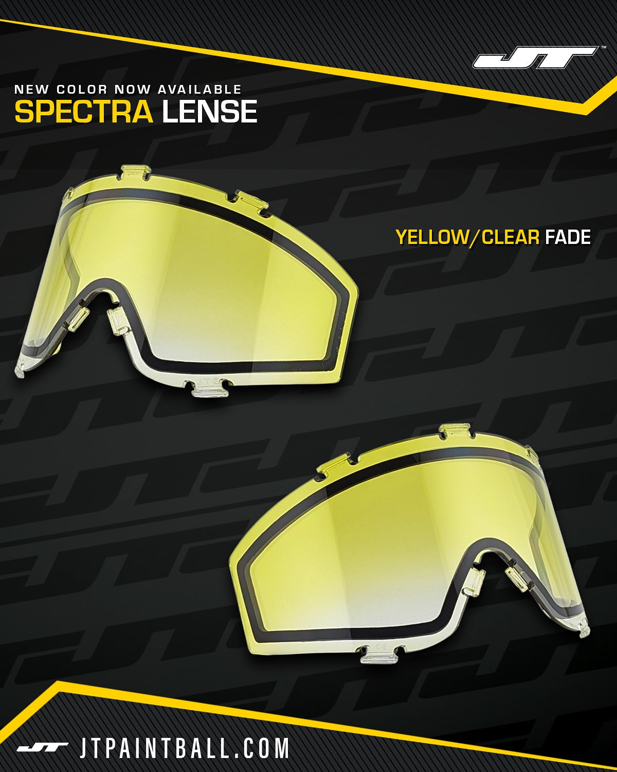 JT Spectra Thermal Lens SE - Yellow/Clear Fade *Pre-Order