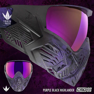 Bunkerkings CMD Goggles - Purple Black Highlander