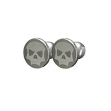 Infamous Skull Plugs - Aluminum Anodized (JT Proflex) - Silver