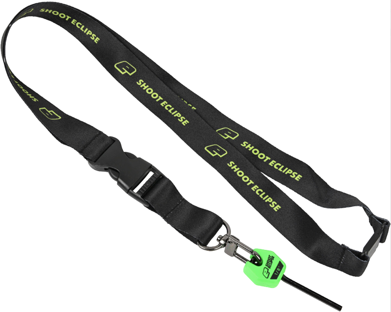 Eclipse 1/8 Velocity Key Lanyard Black