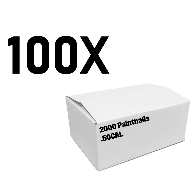 100x Boxes of Field Grade Paintballs 50cal