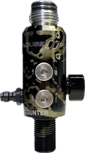 POWERHOUSE COUNTERPUNCH "LONGBODY" REGULATOR - SPLASH - BLACK / TAN SPLASH