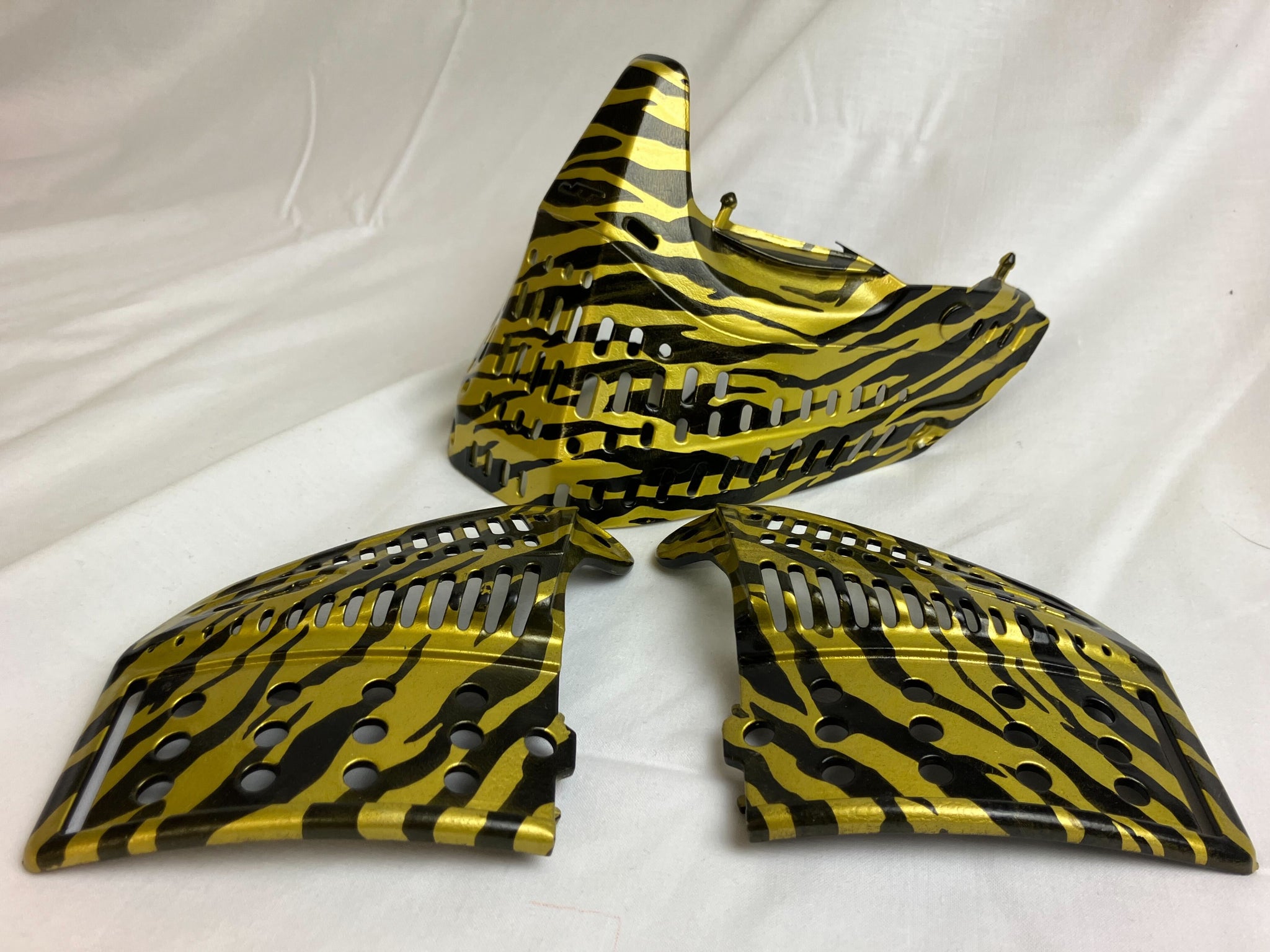 JT Proshield faceplate - 1of1 - Gold Tiger + Free Matching Ears
