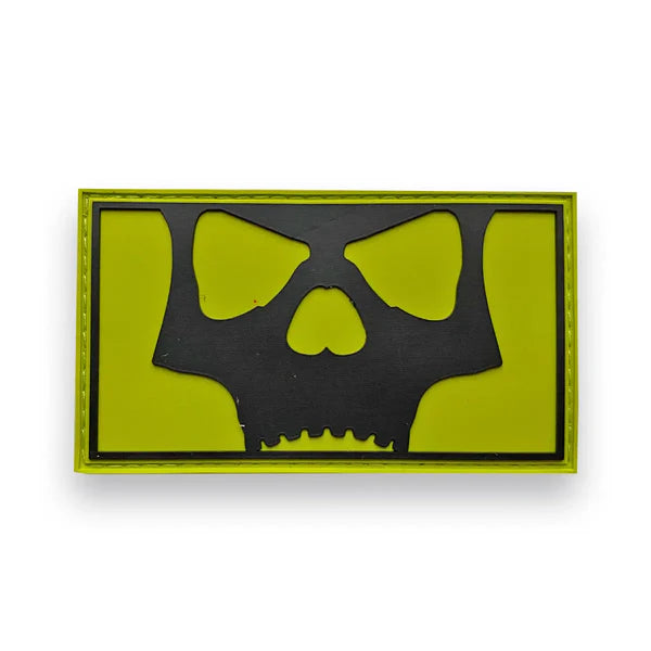 Infamous Icon Skull Full Patch - Volt Black