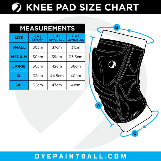 Dye Performance Knee Pads - Red