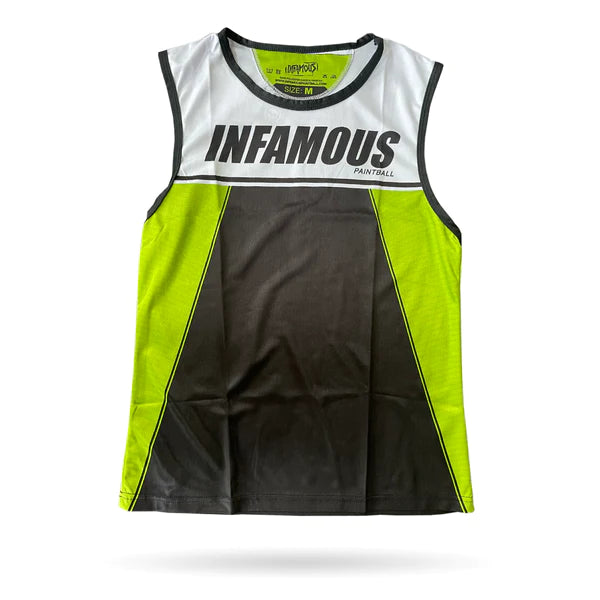 Infamous DryFit Tank Top - Black / Volt