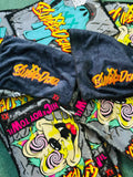 SuperDead Microfibre Towel - Black/Orange