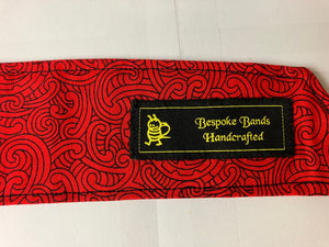 Bespoke Bands "Red Abstract" Headband