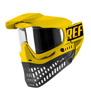 JT Spectra Proflex Referee Goggle - Yellow & Blk w/ Clear Thermal Lens