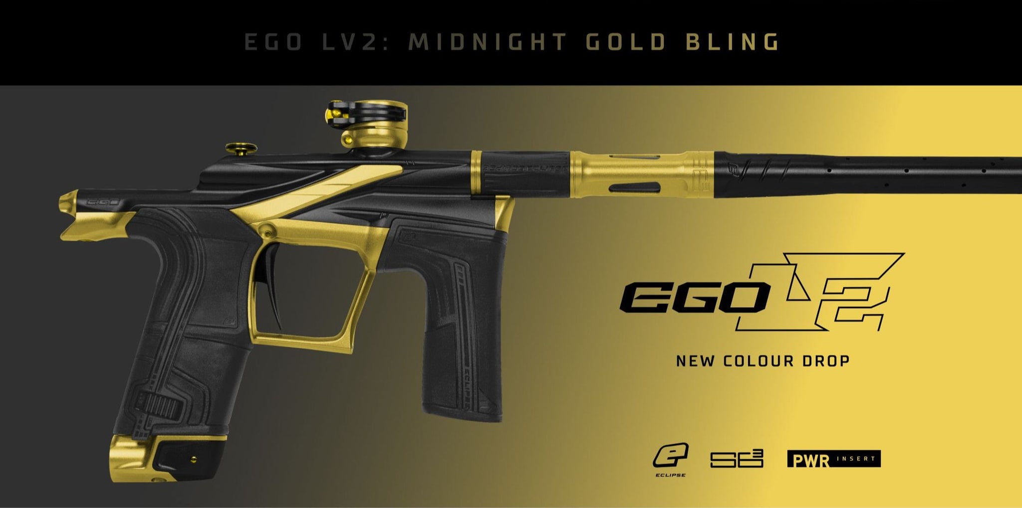 Planet Eclipse LV2 Midnight Gold Bling
