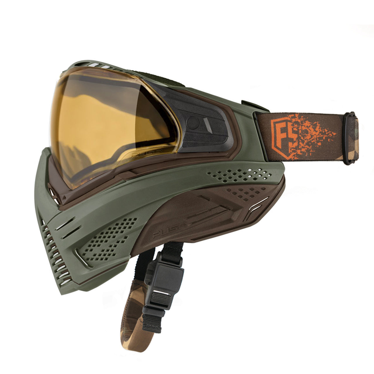 Push Unite Paintball Masque Chine Extension Kit (olive