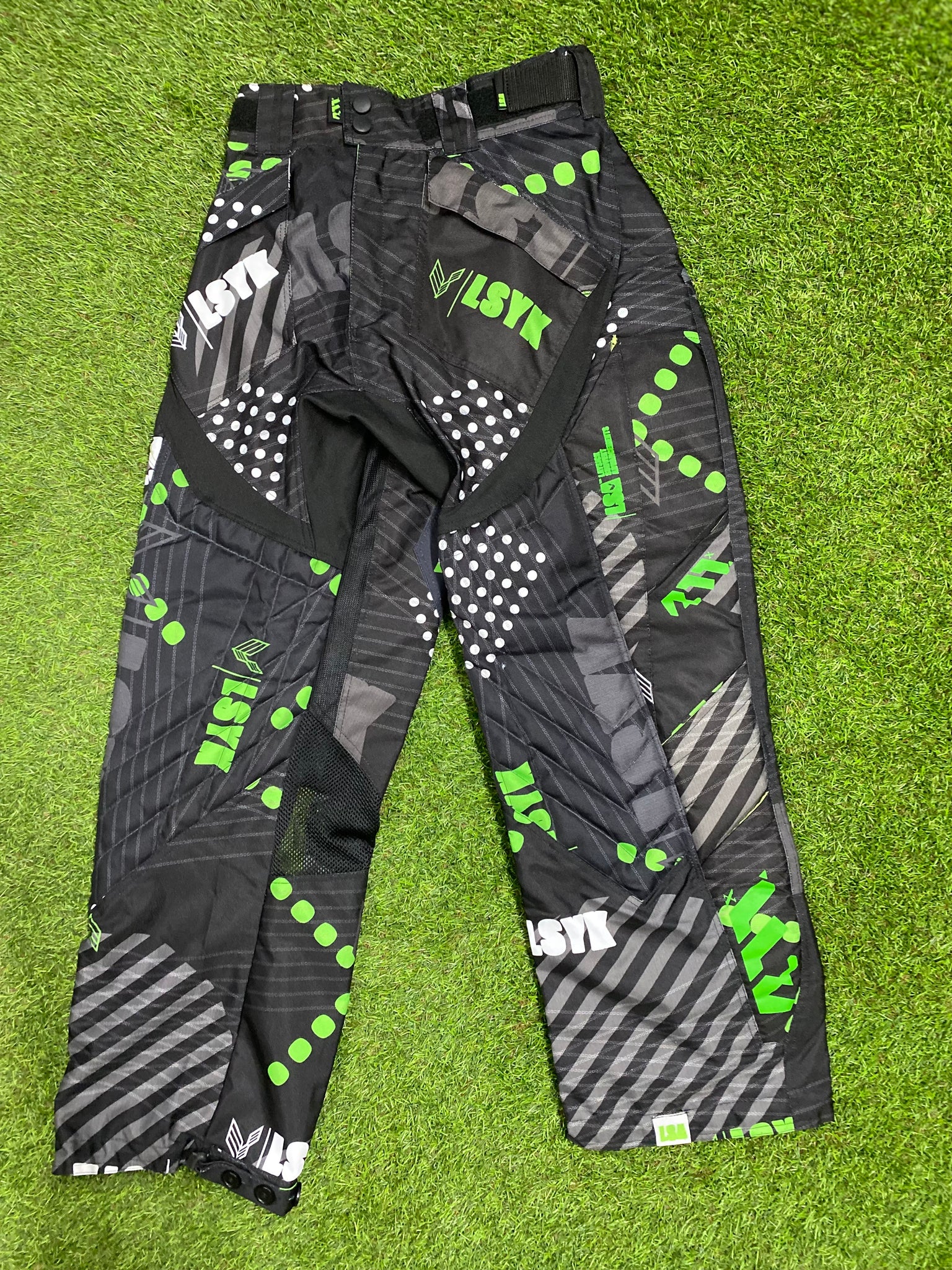 Laysick Playing Trousers - Green Dots