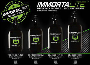 Immortal Air ImmortaLITE 88ci 4500psi Carbon Air System