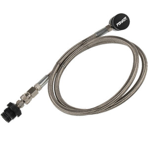 PowAir Braided Straight Remote Line - Silver