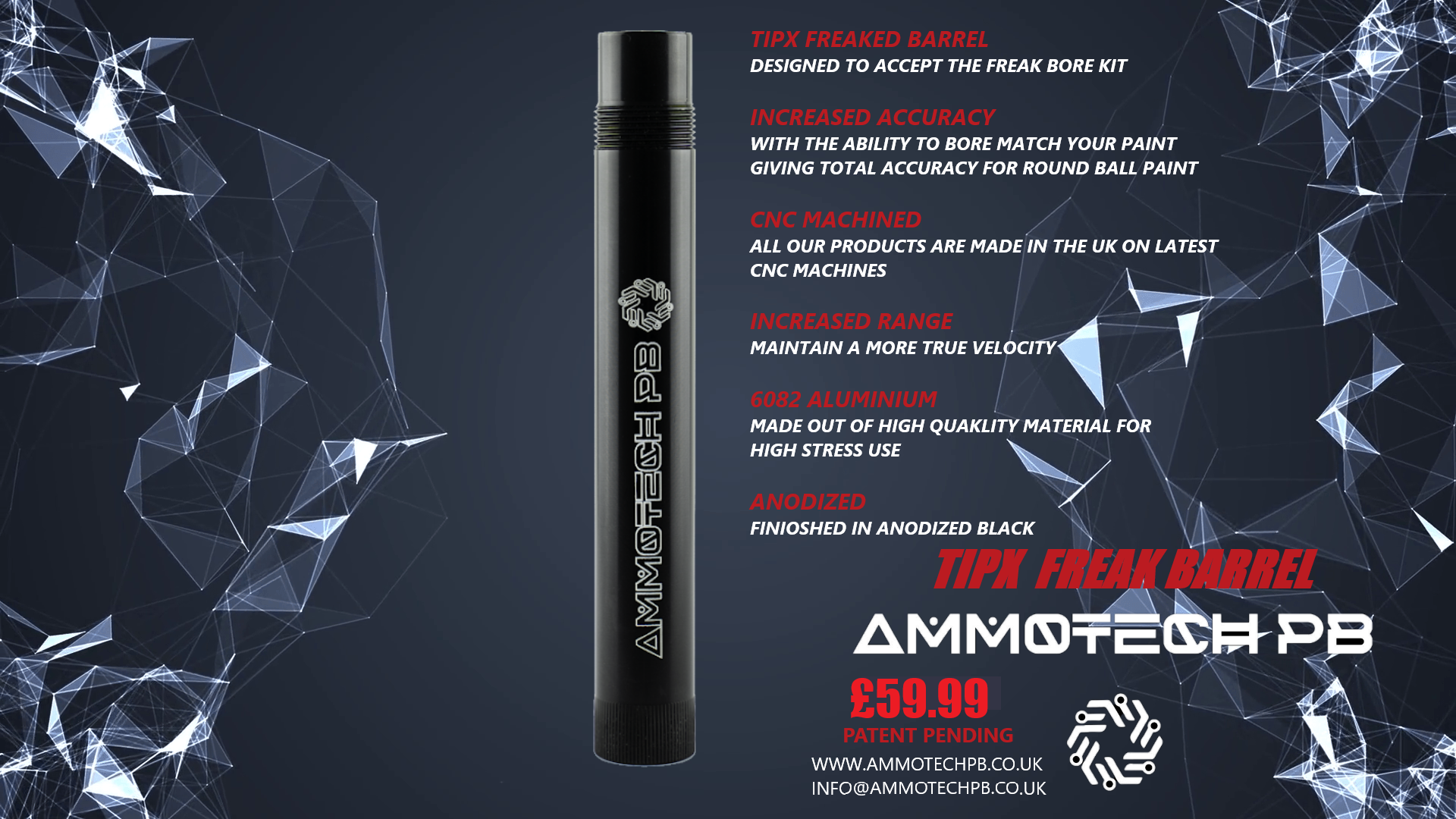 Ammotech Tipx Freak Barrel With Threaded Tip