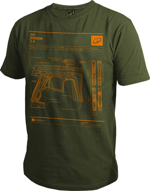 Eclipse CS1 Blueprint Army T-Shirt